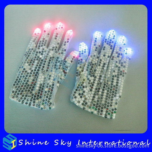 2014 Promotional Palm Led Gloves Light Up Different Color